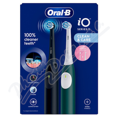 Oral-b Io Series 2 Duo Black+green El.kartáček