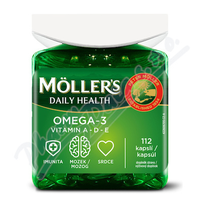 Mollers Omega-3 Daily Health 112 kapslí