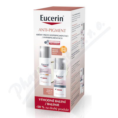 Eucerin AntiPigment denní + noční krém 2x50ml PROMO 2025