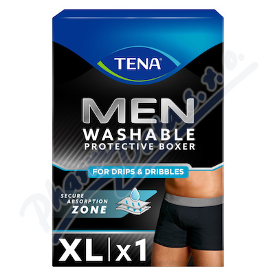 Tena Men Washable Protective Boxer XL černé inkontinenční boxerky 1ks 84950