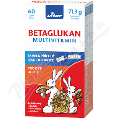 Vitar Kids Betaglukan Multivitamin 60 tablet