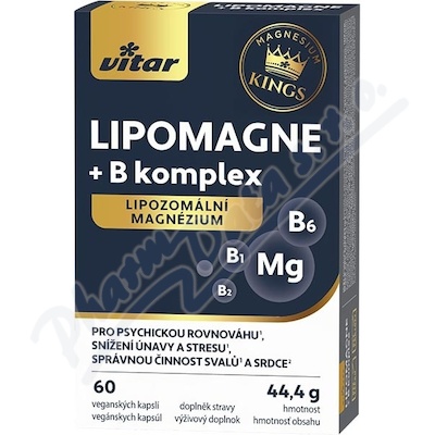Vitar Lipomagne + B Komplex 60 kapslí