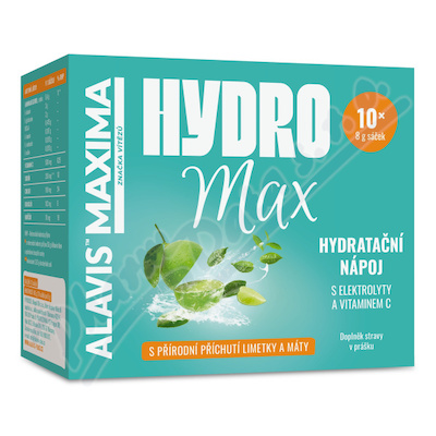 Alavis Maxima HydroMax hydratační nápoj sáčky limetka/máta 10x8g