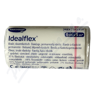Obinadlo pružné krátkotažné Idealflex 6cmx5m