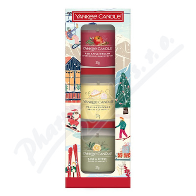Yankee Candle dárková sada 3 vonných svíček