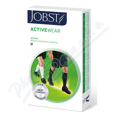 Jobst ActiveWear I.kompresní třída punčochy lýtkové se špicí velikost M bílé