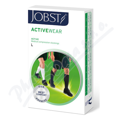 Jobst ActiveWear I.kompresní třída punčochy lýtkové se špicí velikost L bílé