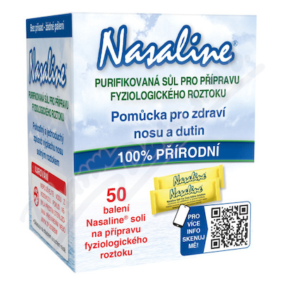 Nasaline Sůl pro přípravu fyziologického roztoku 50ks