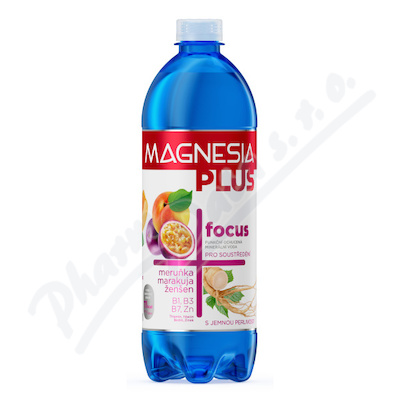 Magnesia Plus Focus meruňka marakuja ženšen 0,7l