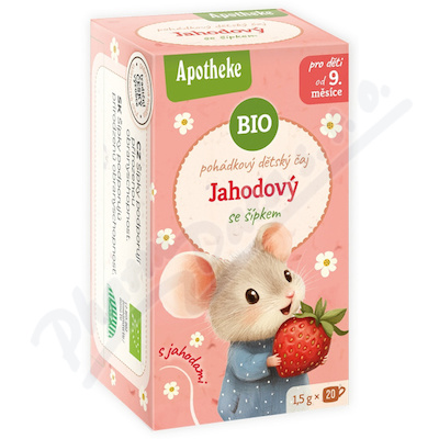 Apotheke Pohádkový dětský čaj jahodový se šípkem BIO 20x1.5g NEW