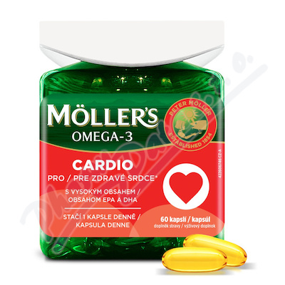 Mollers Omega-3 Cardio 60 kapslí