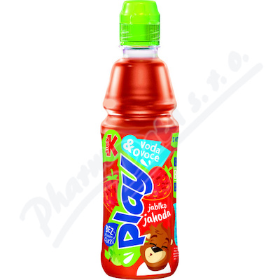 Kubík play voda&ovoce jablko-jahoda 400ml