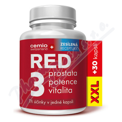 Cemio RED3 90+30 kapslí navíc XXL