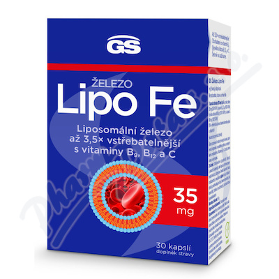 GS Železo Lipo Fe 30 kapslí