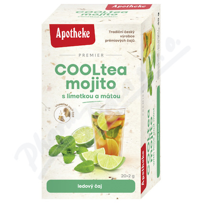 Apotheke Premier COOLtea mojito ledový čaj s limetkou a mátou 20x2g