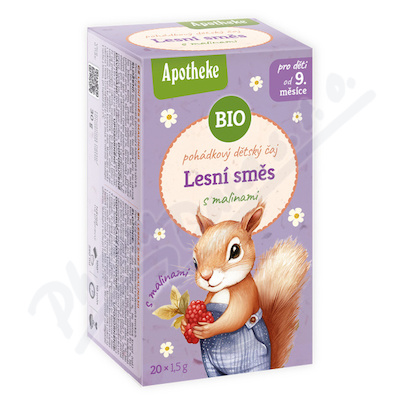 Apotheke Pohádkový dětský čaj Lesní směs s malinami BIO 20 sáčků