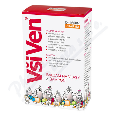 Všiven balzám na vlasy a šampon 120+150ml Dr.Müller