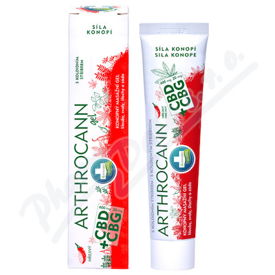 Annabis Arthrocann CBD 600mg+CBG 20mg konopný masážní hřejivý gel 75ml