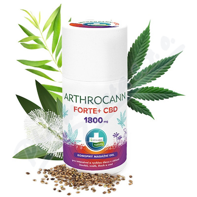 Annabis Arthrocann Forte+ CBD 1800mg konopný masážní gel 90ml