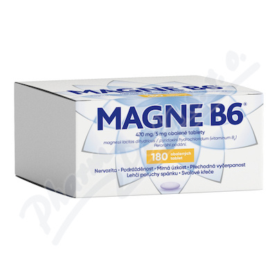 Magne B6 470mg/5mg obalené tablety 180
