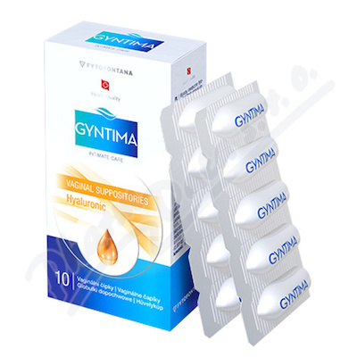 Fytofontana Gyntima Hyaluronic vaginální čípky 10ks