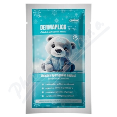 Jadob Dermaplick Touch chladivá hydrogelová náplat 4.5x11cm 2ks