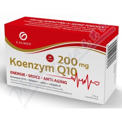 Koenzym Q10 200mg 30 tobolek Galmed