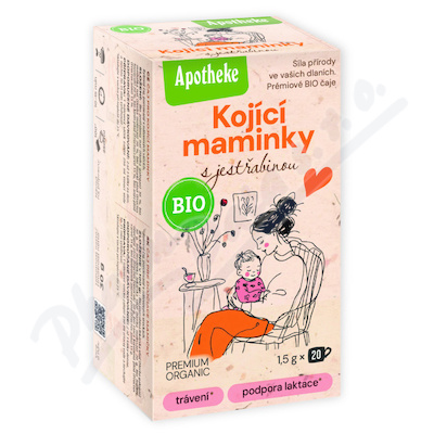Apotheke BIO Kojící maminky s jestřabinou čaj 20x1.5g
