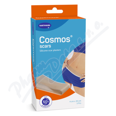 Hartmann Cosmos scars silikonová náplast na jizvy s UPF50+ 4x30cm 5ks