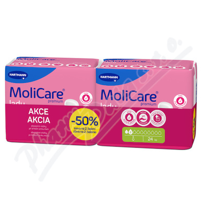 MoliCare Lady Pad inkontinenční dámské vložky 2kapky duopack 2x12ks