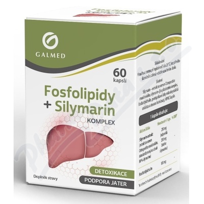 Fosfolipidy+Silymarin komplex 60 kapslí Galmed