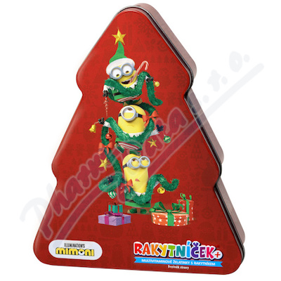 Rakytníček+ multivitaminové želatinky s rakytníkem Mimoni 50ks Stromeček 2025