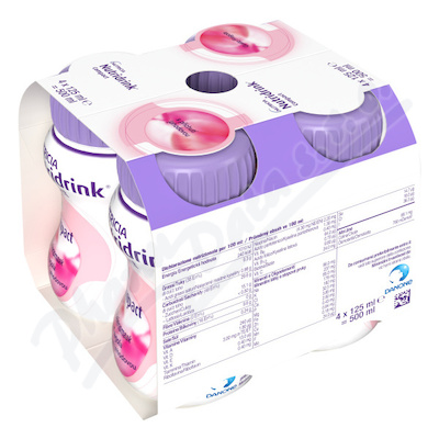 Nutridrink Compact s příchutí jahodovou por.sol.4x125ml