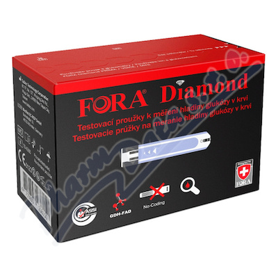 FORA Diamond Testovací proužky ke glukometrům TD-4365 50ks