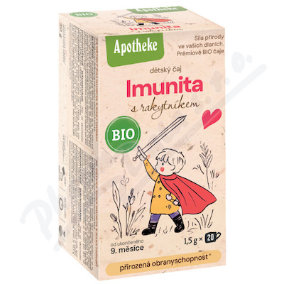 Apotheke BIO Dětský čaj Imunita s rakytníkem 20x1.5g