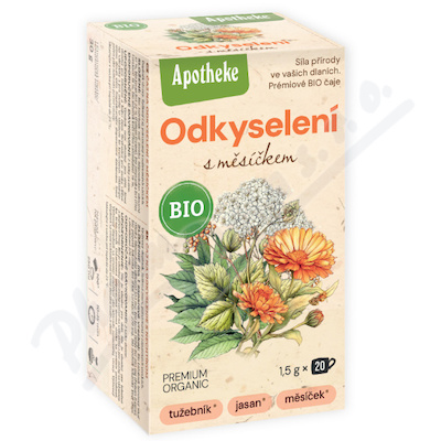 Apotheke BIO Odkyselení s měsíčkem čaj 20 sáčků