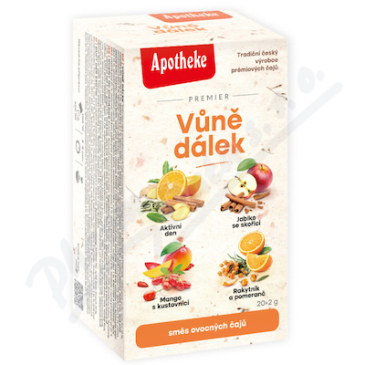 Apotheke Premier Vůně dálek ovocné čaje 4v1 20x2g nový design