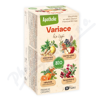Apotheke BIO Variace bio čajů 4v1 20 sáčků