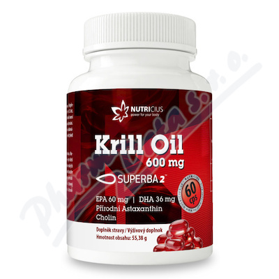 Krill Oil 600mg Superba2 60kapslí