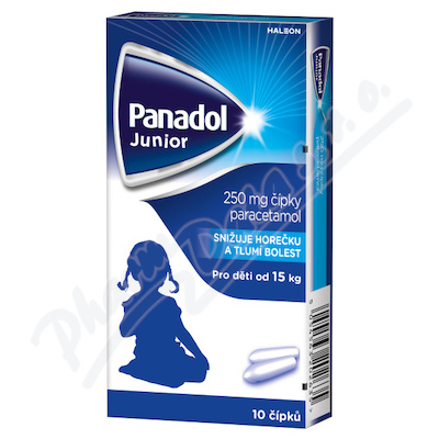 Panadol Junior 250mg čípky 10 ks