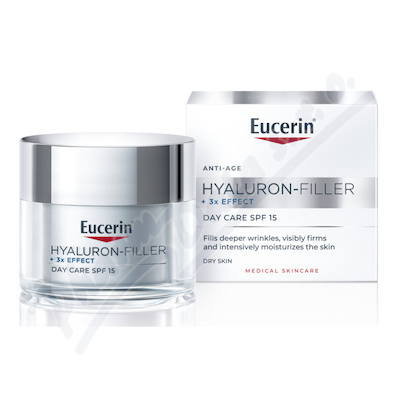 Eucerin Hyaluron-filler+3x effect denní krém SPF15 50ml