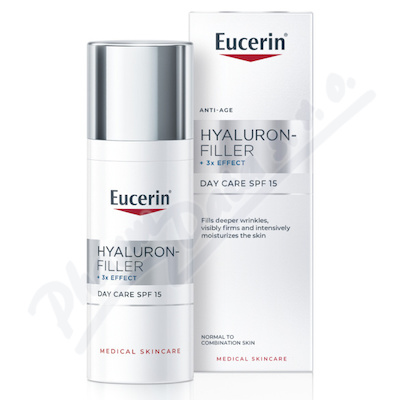 Eucerin Hyaluron-filler + 3xEffect denní krém normální/smíšená pleť SPF15 50ml