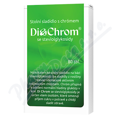 Di Chrom se steviolglykosidy stolní sladidlo 80 tablet