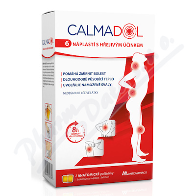 Calmadol 6 náplastí s hřejivým účinkem
