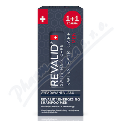 Revalid Energizing Shampoo Men 200ml 1+1 zdarma