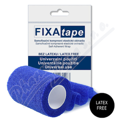 FIXAtape Stretch samofixační obinadlo 7.5cmx450cm modrá