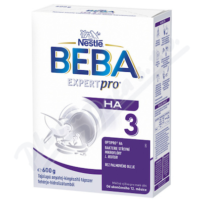 Beba Expertpro HA 3 batolecí mléko 600g