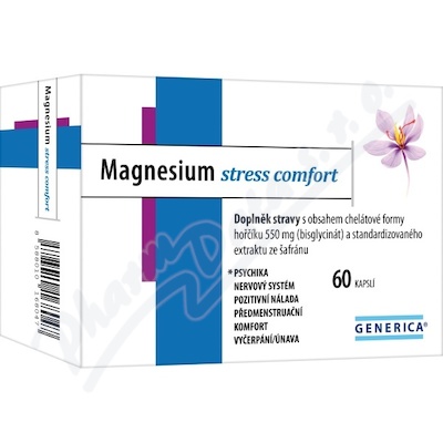 Magnesium stress comfort 60 kapslí Generica
