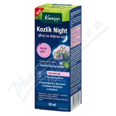 Kneipp Kozlík Night sprej na dobrou noc 30 ml