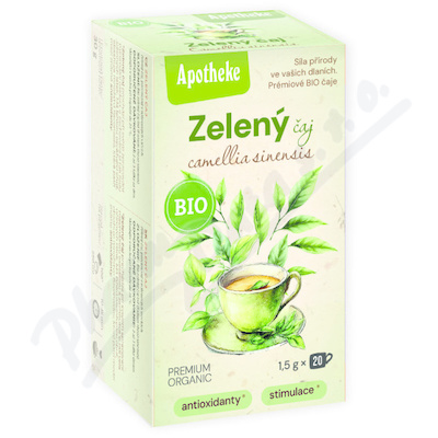 Apotheke BIO Zelený čaj 20x1.5g nový design